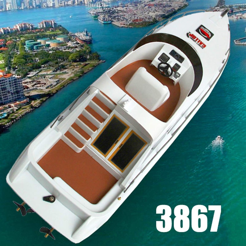 POCO DIVO Salina Luxury Yacht RC Model Boat 2.4Ghz Radio Remote Control Speed Watercraft Racing Ship 28" Modern Cruise - Image 5